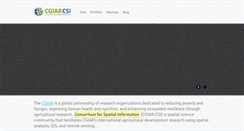 Desktop Screenshot of cgiar-csi.org